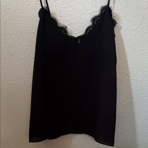 Black Lace Trim Camisole